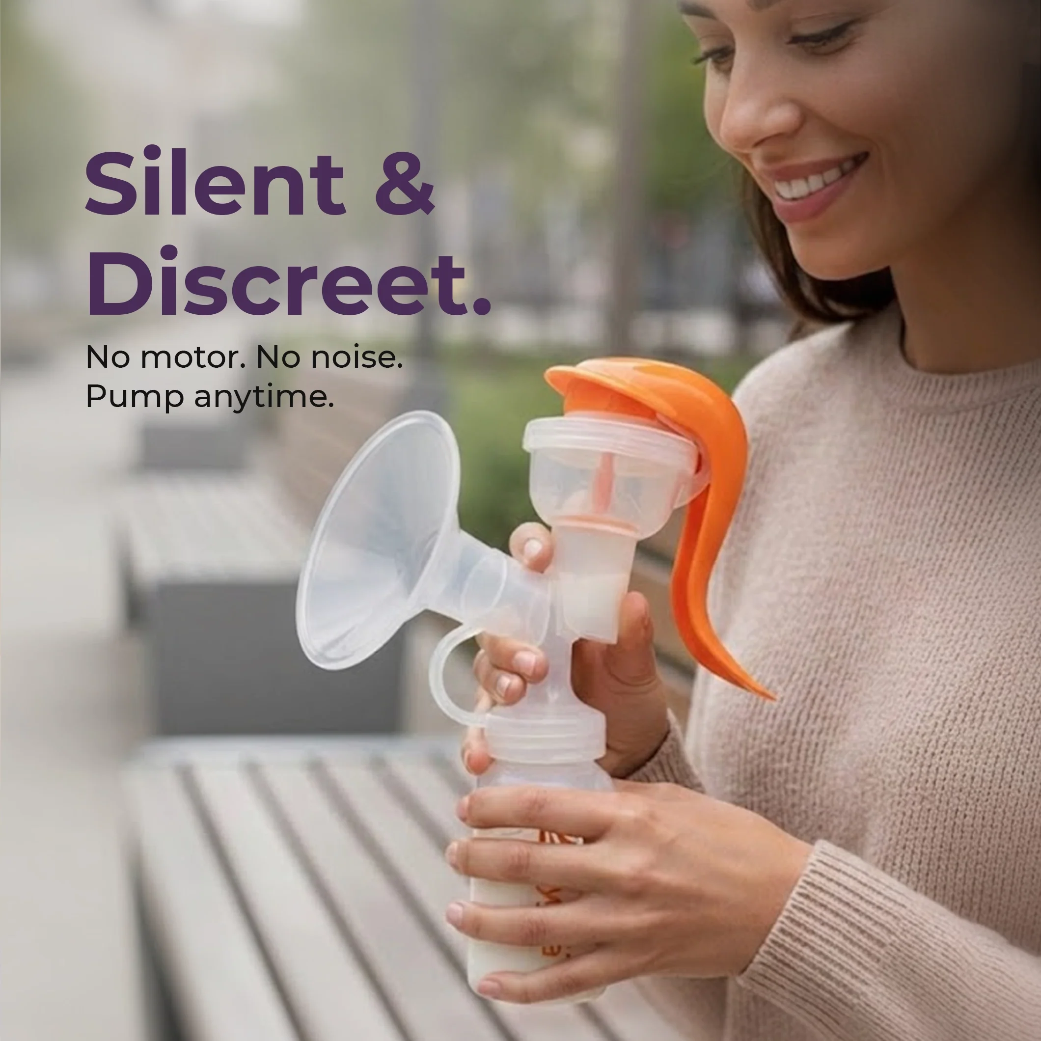One-Hand Manual Breast Pump - Image 4