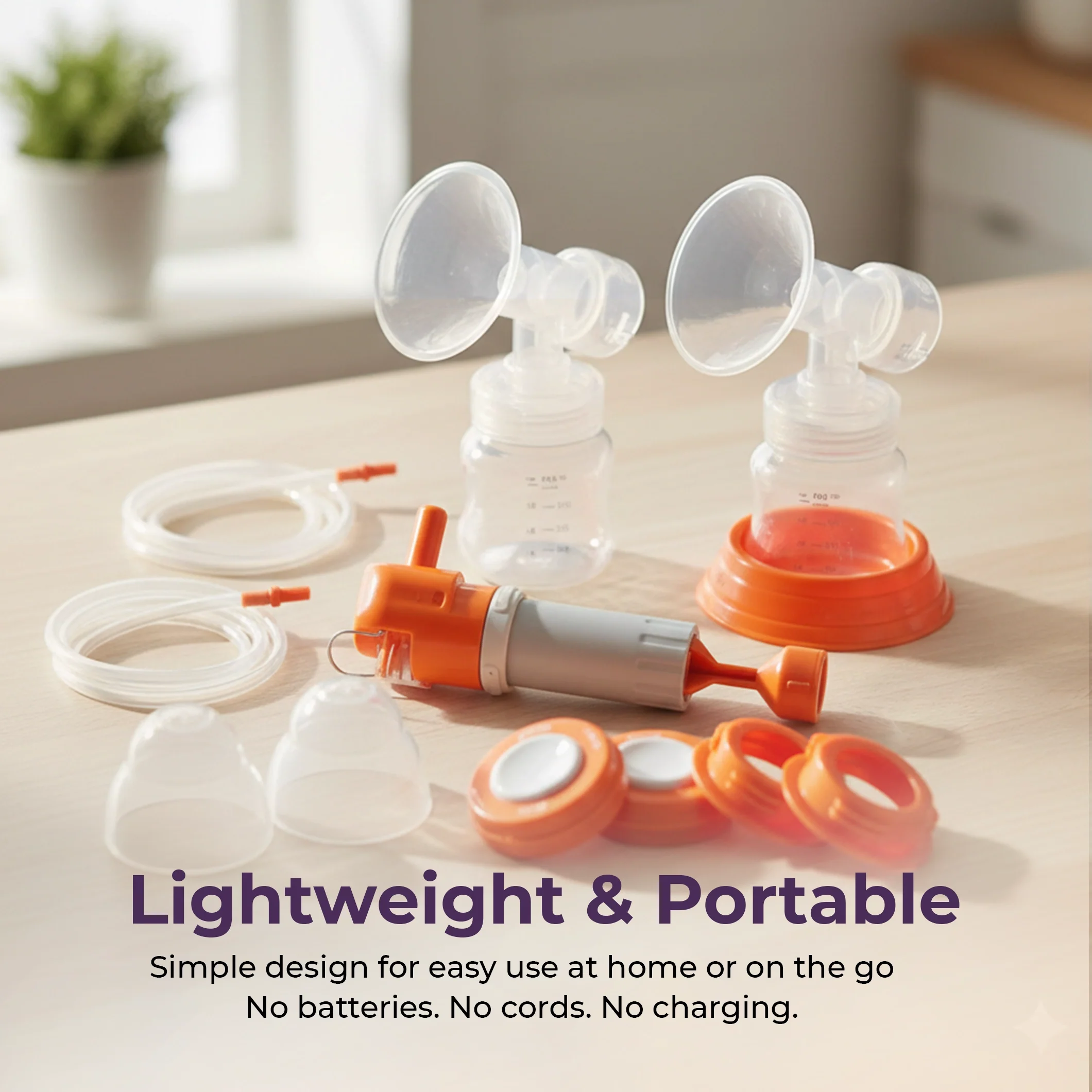 Two-Hand Manual Breast Pump - Image 5