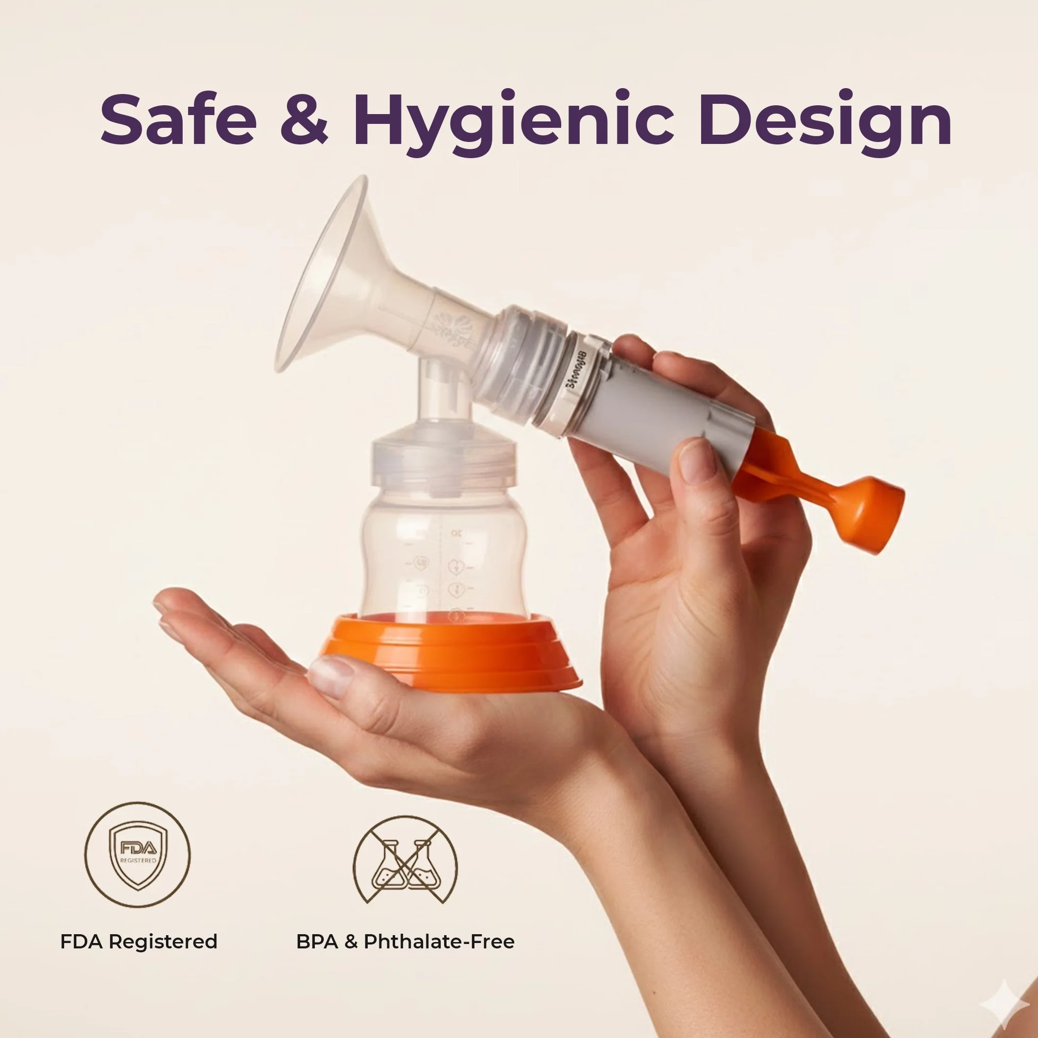 Two-Hand Manual Breast Pump - Image 8